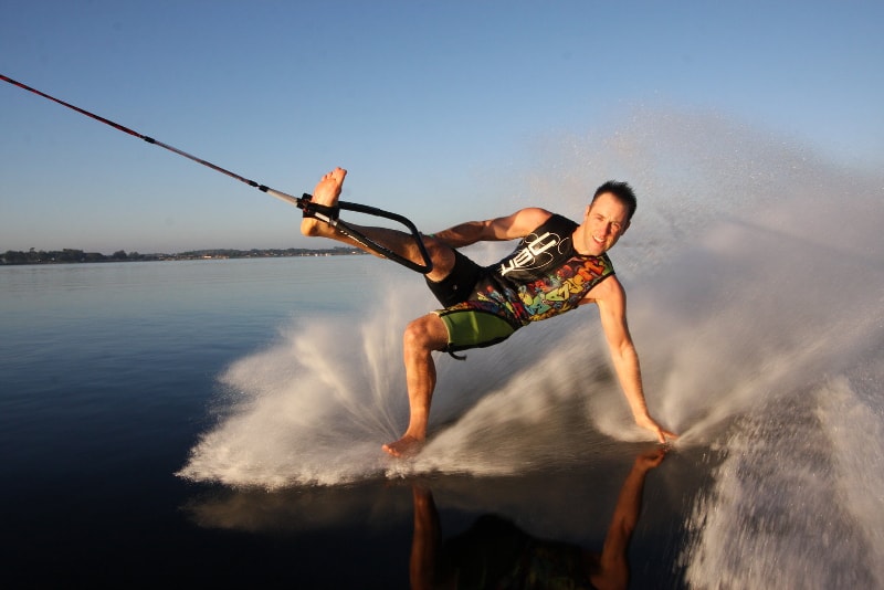 barefoot water skiing - water sports 