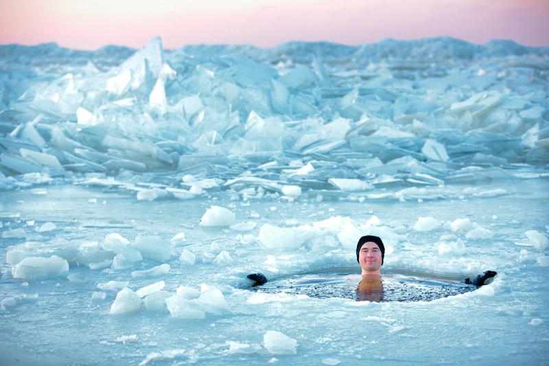 ice swimming - water sports