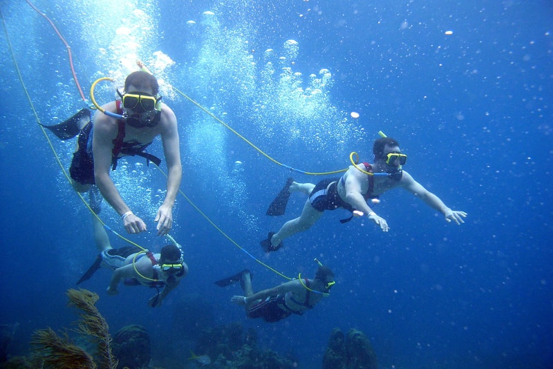 snuba diving - water sports