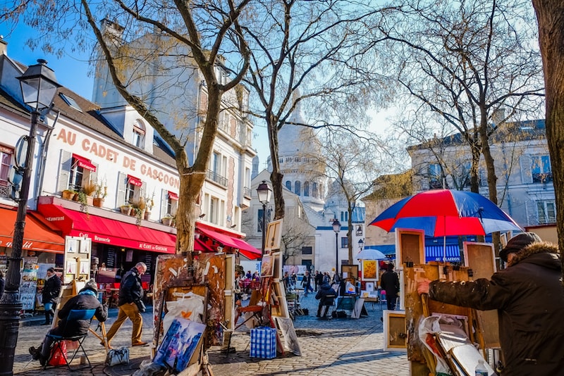 Montmartre Viertel - Sehenswürdigkeiten in Paris