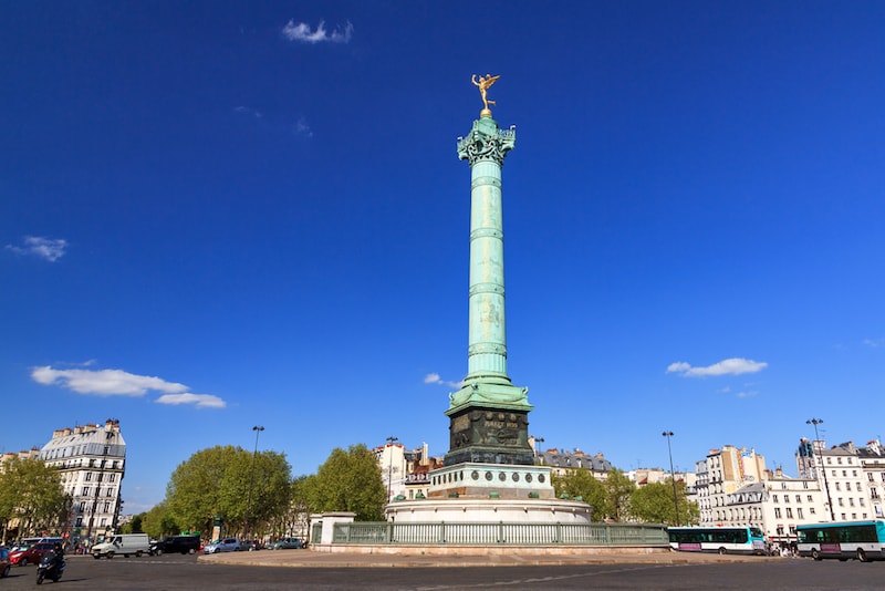 Praça da Bastilha - Lugares e atrações em Paris