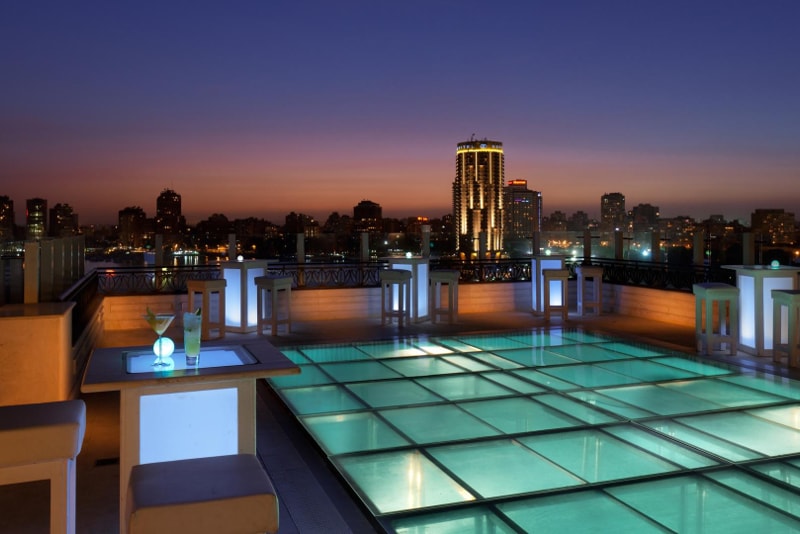 Roof Pool Bar at Kempinski Nile Hotel - Best rooftops bars in the world