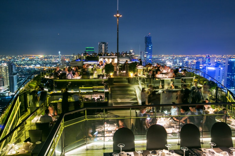 Vertigo And Moon Bar at Banyan Tree – Bangkok- migliori rooftop