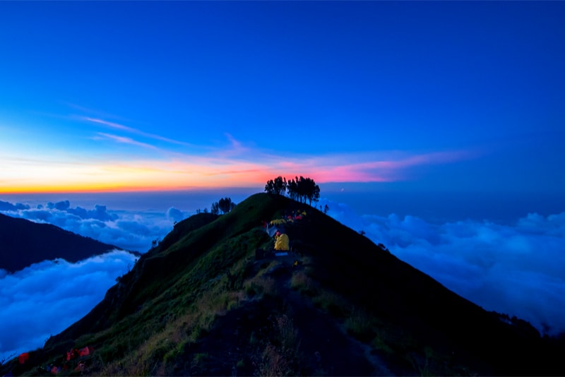 Mount Rinjani tents - 14 Amazing Hiking Trails you Probably didn't Know About