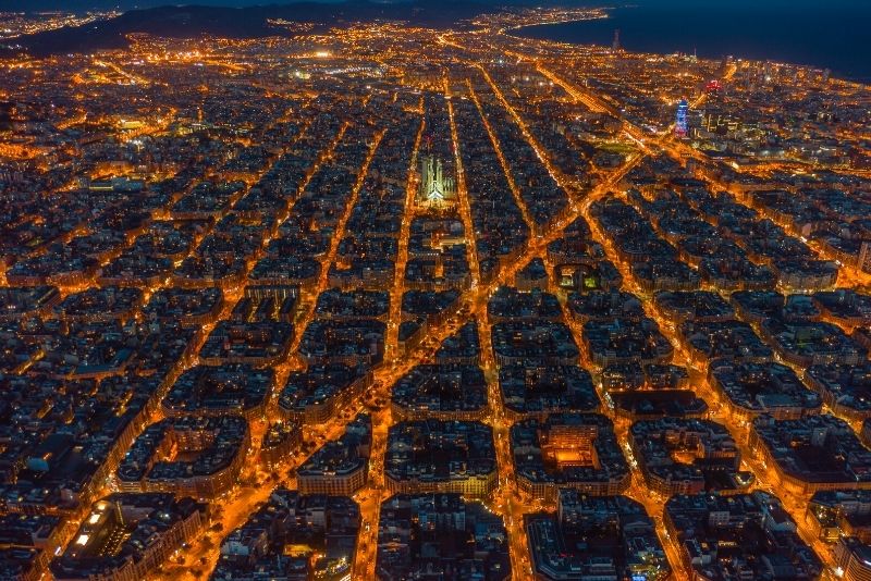 tour en hélicoptère à Barcelone