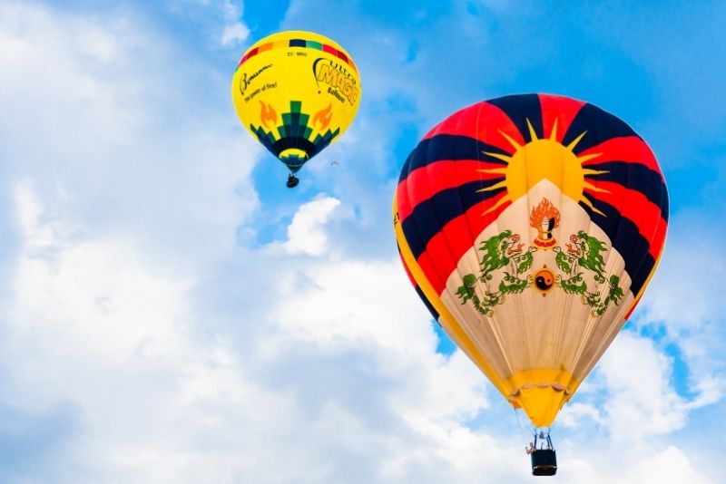 vol en montgolfière près de Barcelone