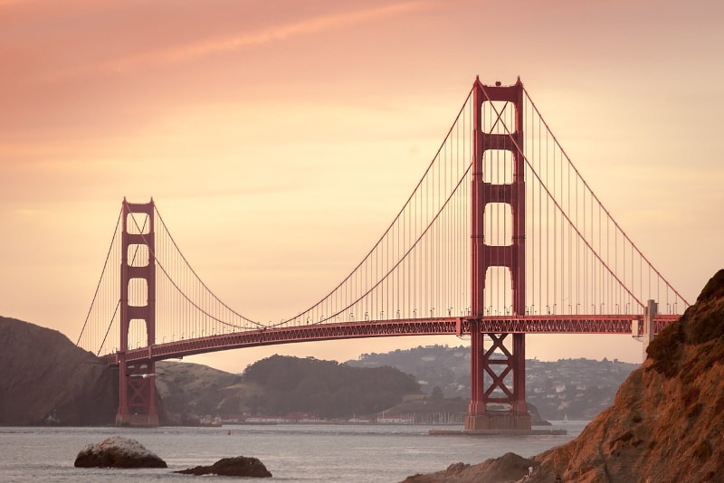 Golden Gate Bridge in San Francisco - Bucket List ideas