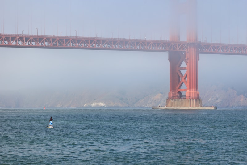 Paddle sotto il ponte - Cose da Fare a San Francisco