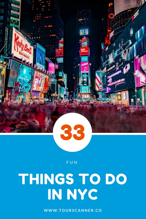 33 Coisas para fazer em Nova Iorque