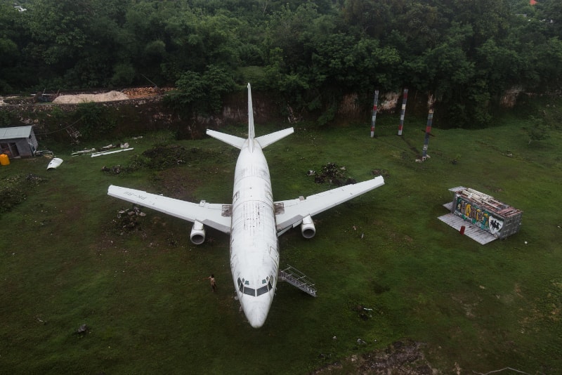 avion abandonné - Choses à faire à Bali