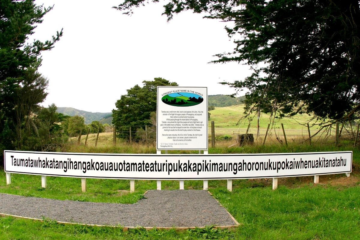 longest name in the world, New Zealand