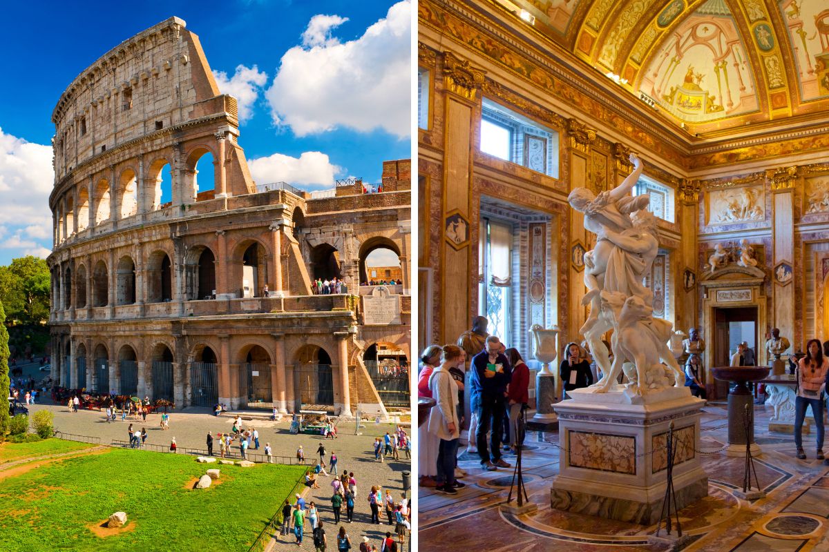 Colosseum and Borghese Gallery tours