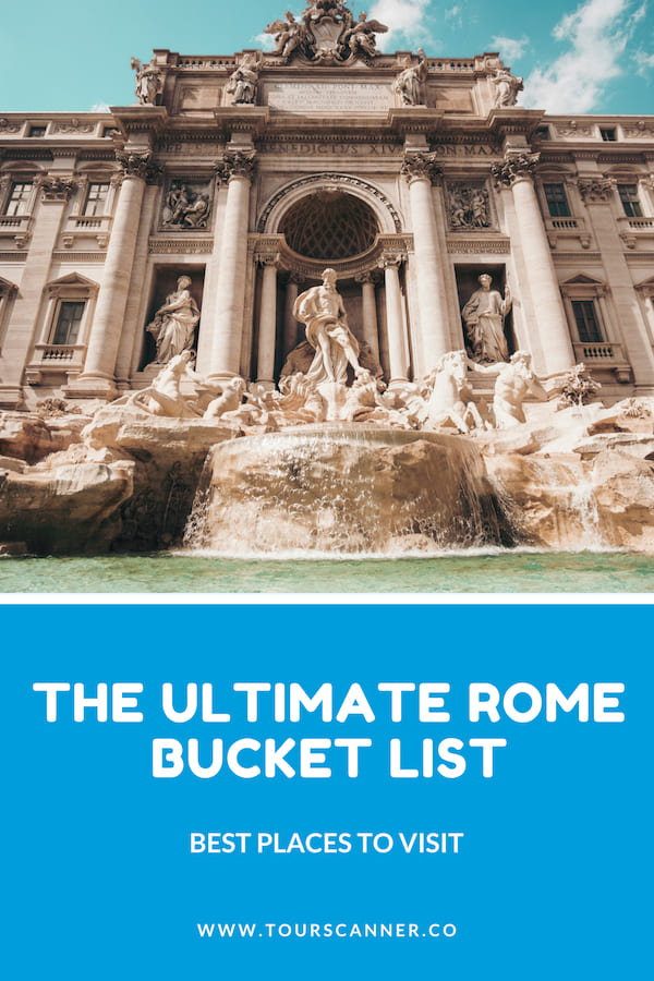 Rome Bucket List Pinterest