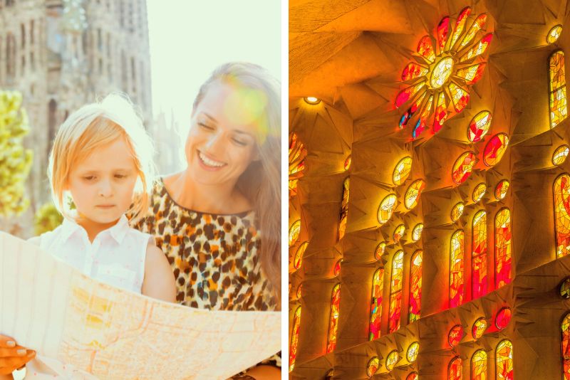 kids and family Sagrada Família tours