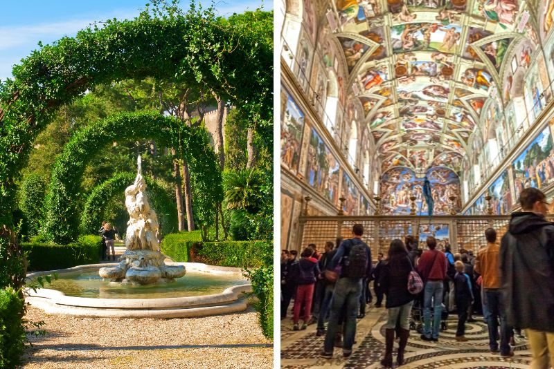 Vatican Gardens and Sistine Chapel tickets