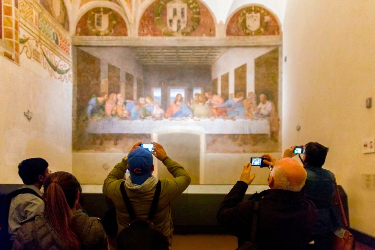 what will you see at the Last Supper in Milan