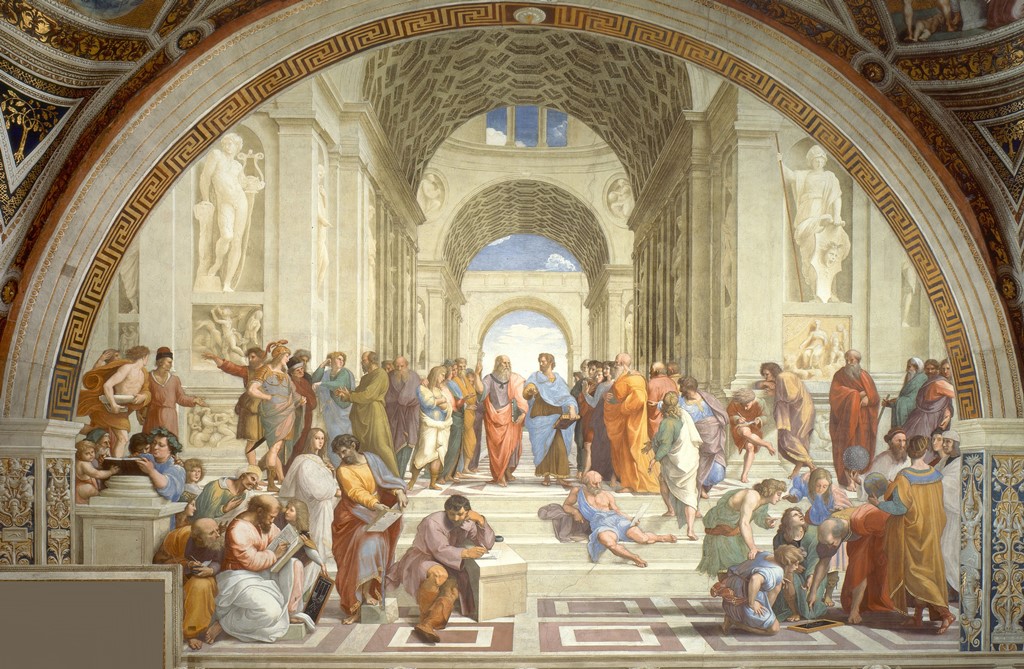 La Escuela de Atenas de Rafael - Entradas del Vaticano