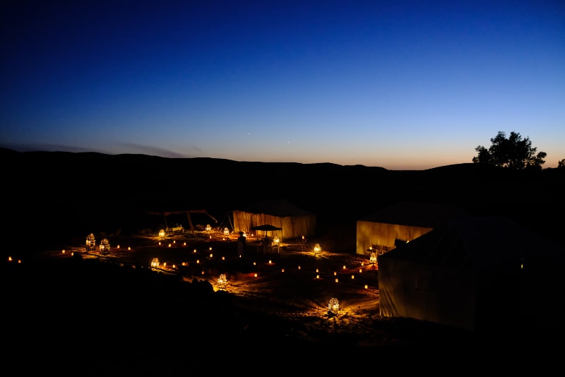 Camping nocturne - Excursions désert Dubaï