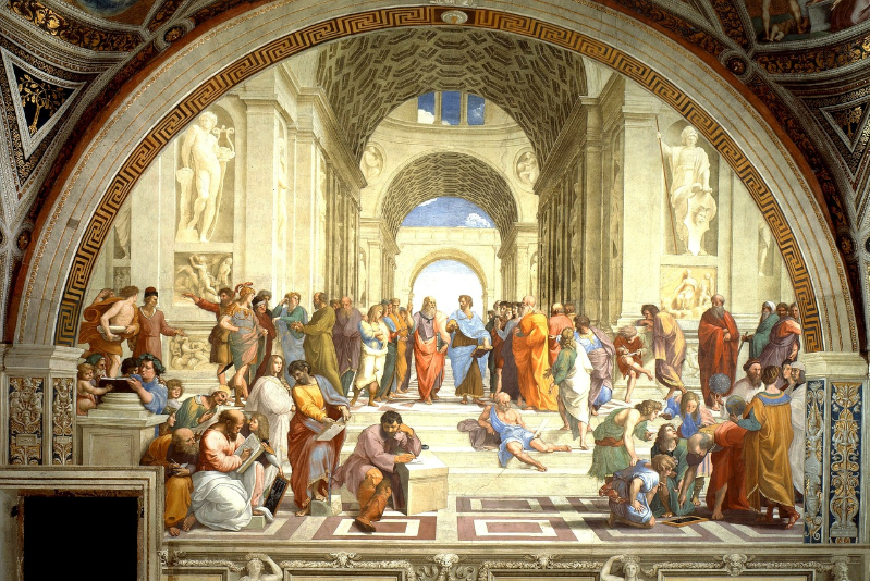 Visite guidée des musées du Vatican – L'École d'Athènes, Raphaël