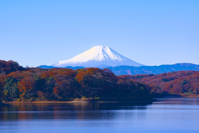 Il Fuji visto dai cinque laghi