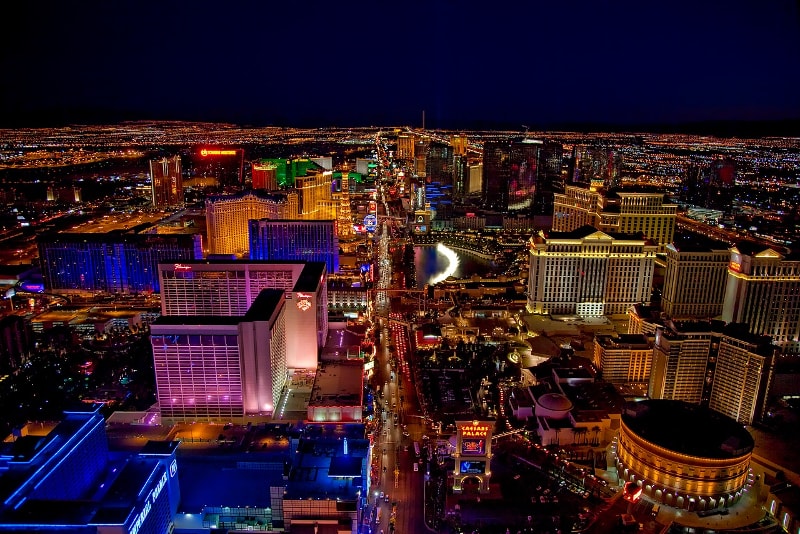 Tours en helicóptero Las Vegas de noche