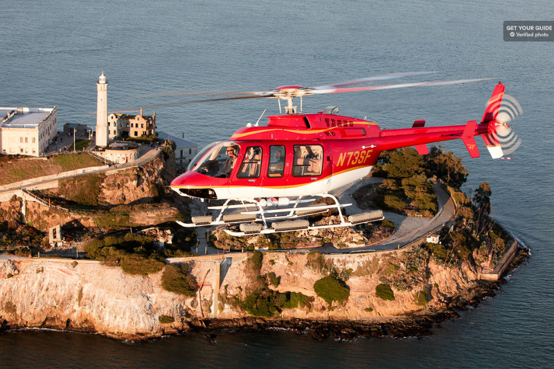 Alcatraz depuis le ciel 