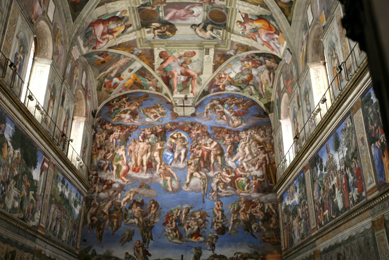 "Il Giudizio Universale" di Michelangelo
