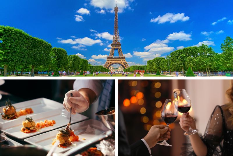 Eiffel Tower tickets with lunch and dinner options