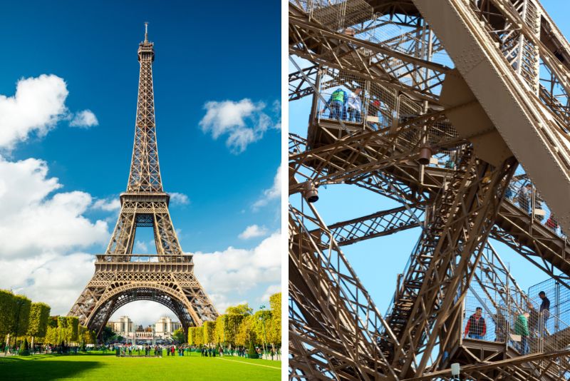 Eiffel Tower tickets with stair access to second floor