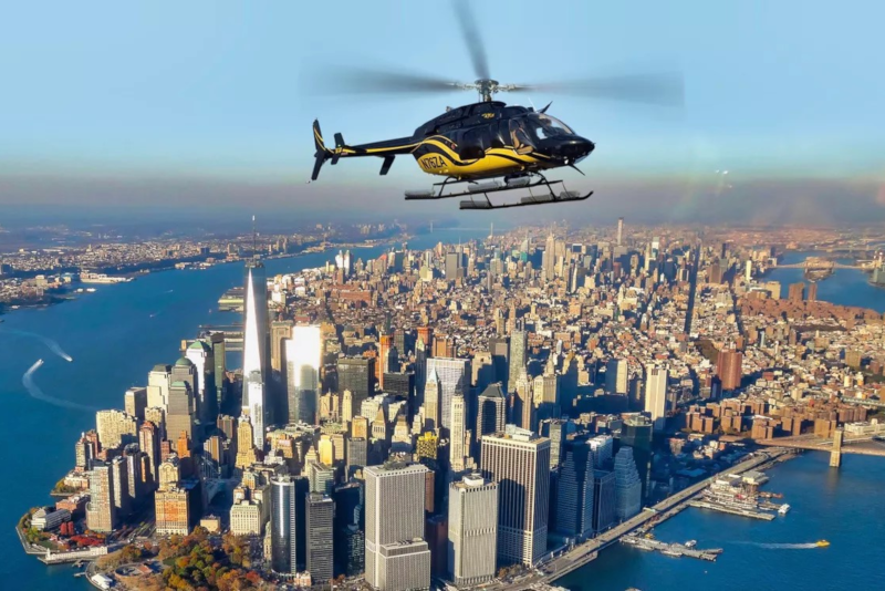 new york city helicopter view