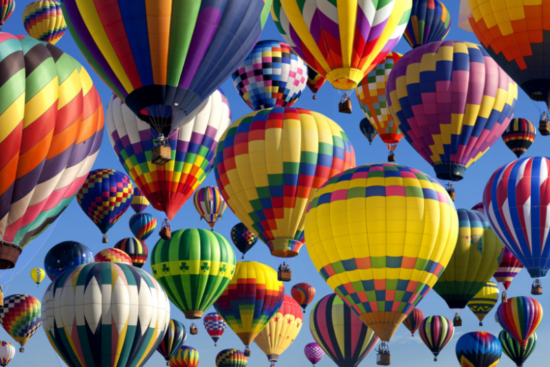 Hot air balloons in New Jersey day trips from New York City