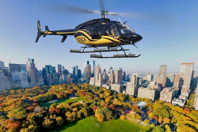 Elicottero su Central Park