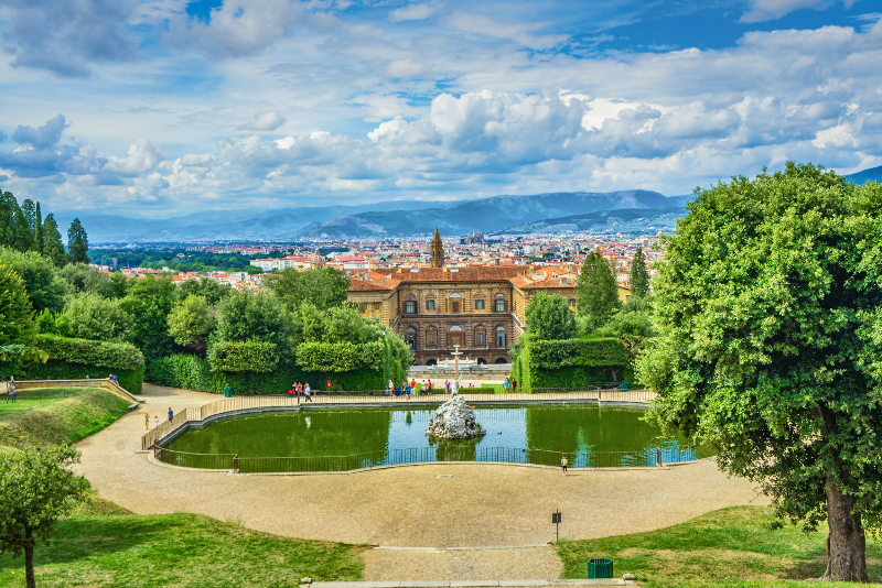 Pitti Palast und Boboli Gärten