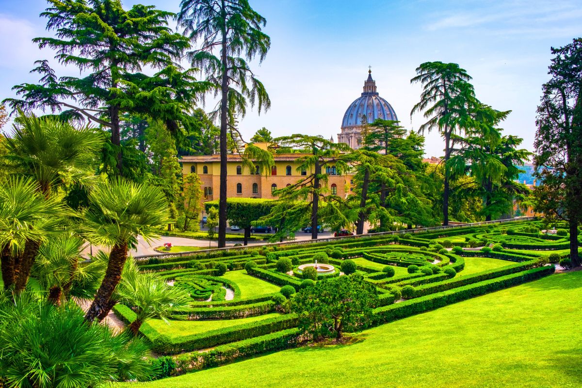 Vatican Gardens in Rome