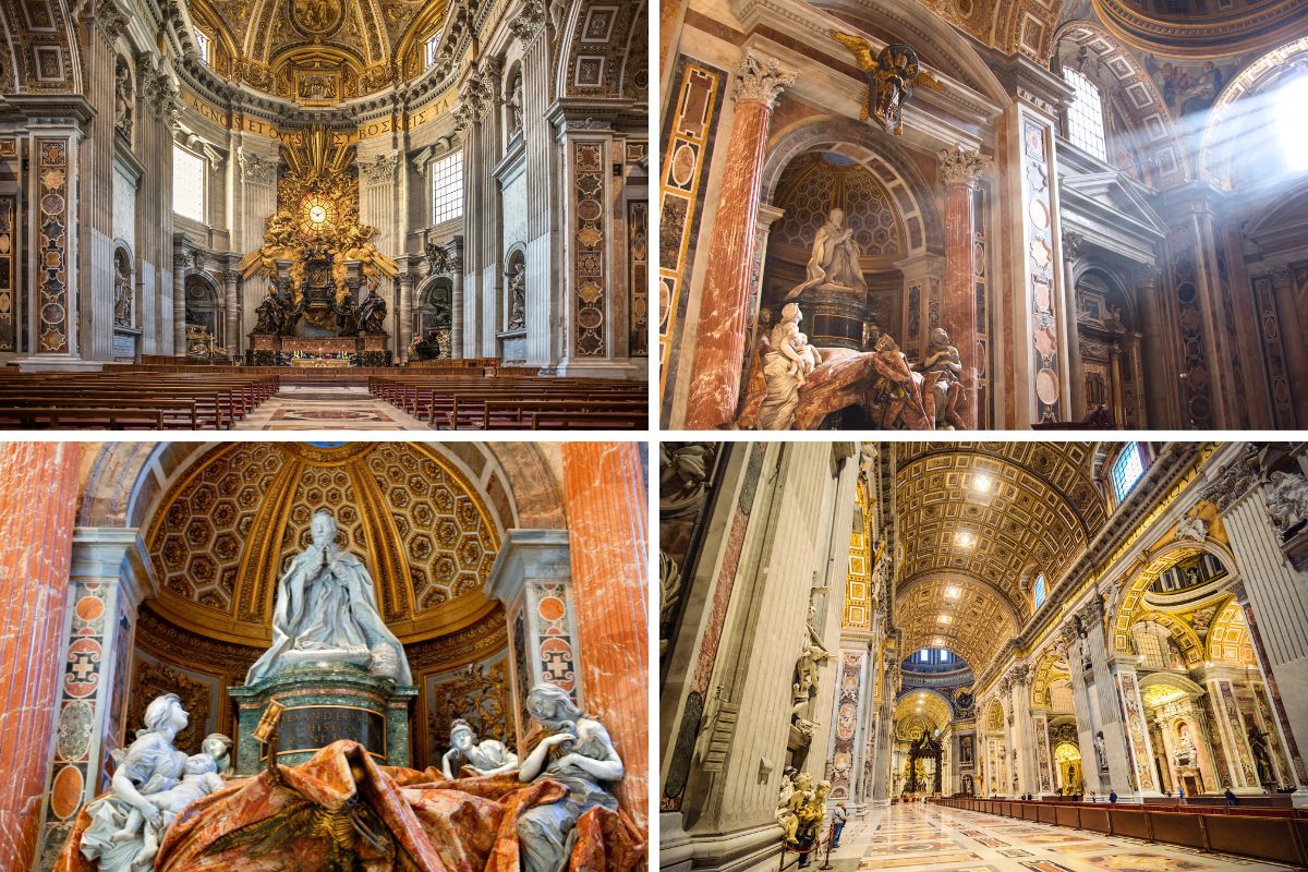 things to see inside St. Peter’s Basilica