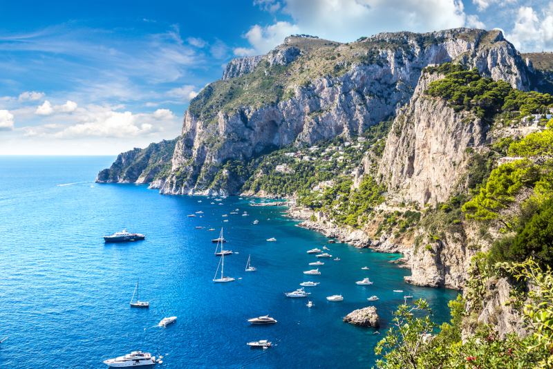 Capri day trips from Naples