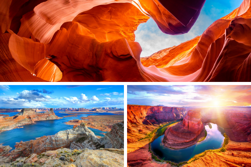 Antelope Canyon, Horseshoe Bend, Lake Powell und Navajo Nation Tagestour ab Phoenix