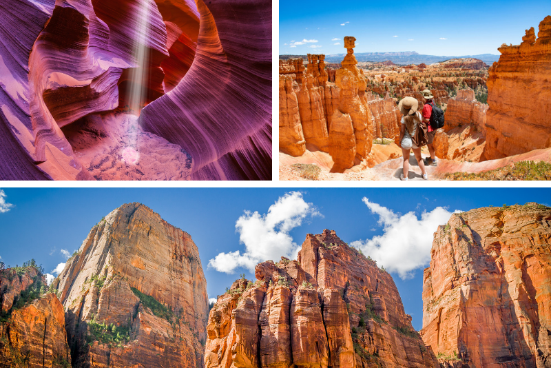 Excursión de 4 días a Antelope, Zion, Bryce Canyon y Horseshoe Bend desde Los Ángeles