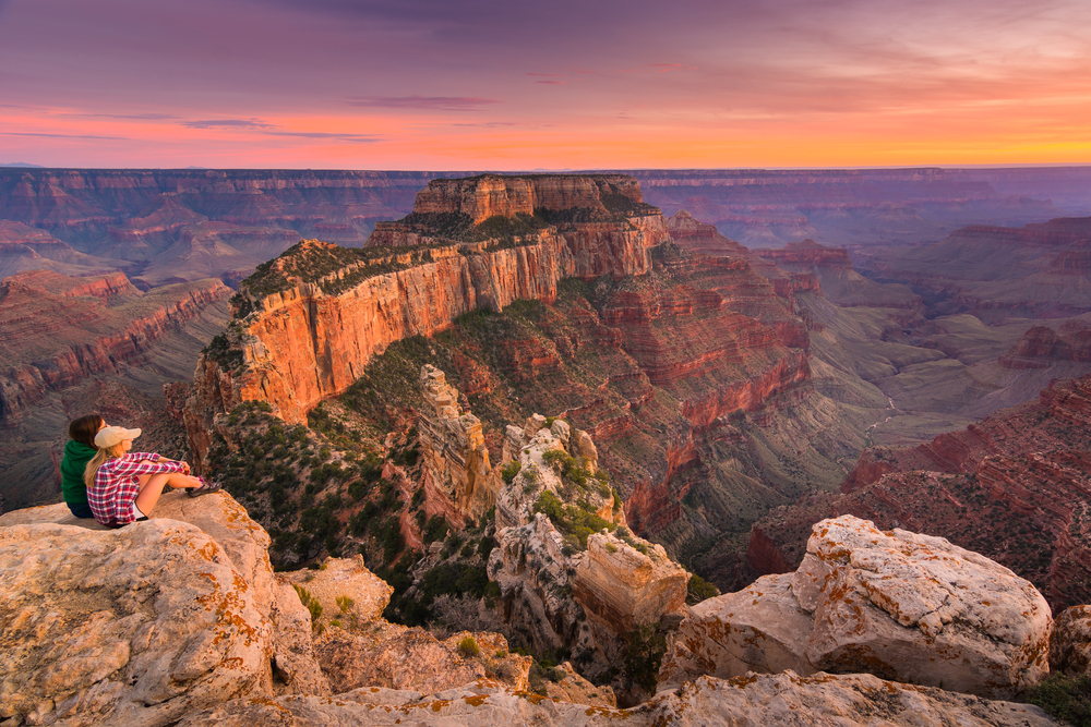 Grand Canyon al crepuscolo