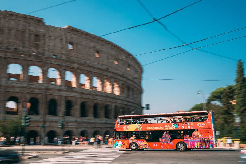 discounted hop on hop off Rome bus tours tickets