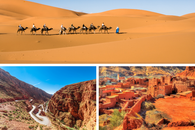 Excursión privada de 4 días al desierto de Merzouga