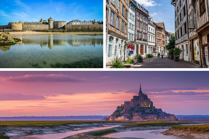Excursion de 2 jours en Normandie, Saint Malo et le Mont St Michel au départ de Paris