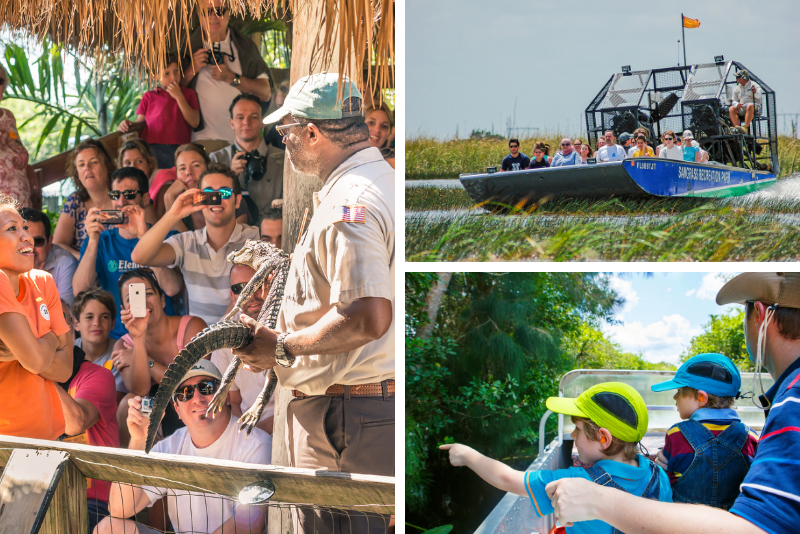 Safari de jour dans la réserve indienne des Everglades