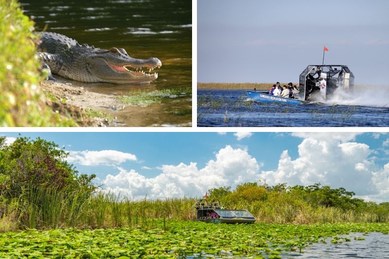 airboat tour with exhibit entrance