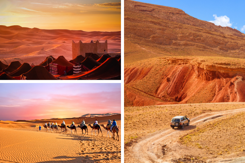 Marrakech a Merzouga Safari de 3 días en el desierto