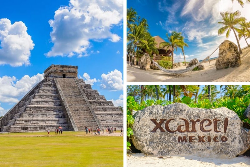 Cancun Combo Tour Xcaret, Xel-Ha, Xplor und Chichen Itza