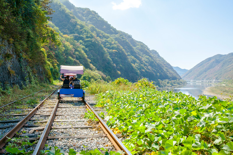 Gangchon Rail Park day trips from Seoul