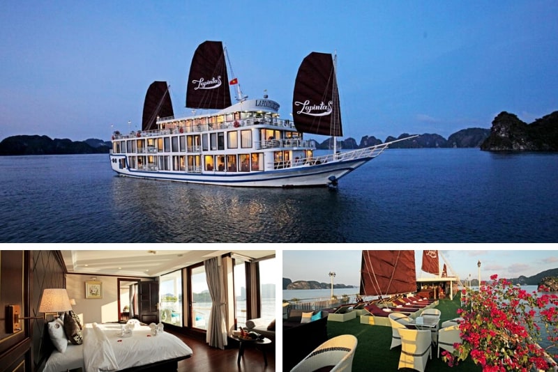 Lan Ha Bay Cruise # 17 Halong Bay cruceros de lujo