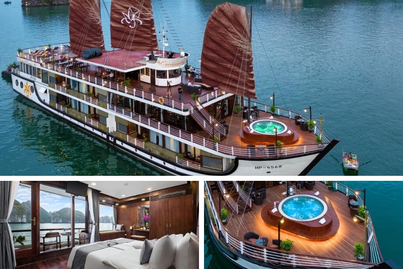 Orchid Ha Long Cruise # 5 Halong Bay cruceros de lujo