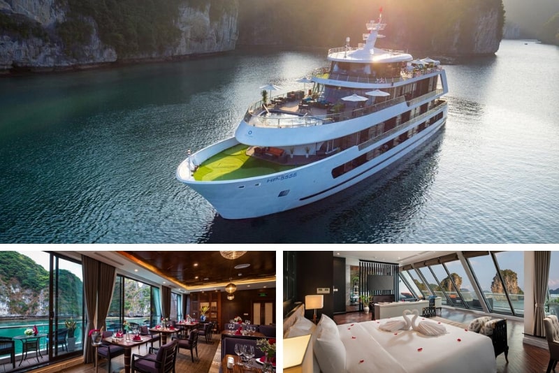 Stellar of the Seas Cruise #1 Halong Bay luxury cruises